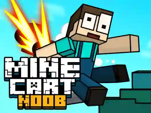 Trò chơi Mine Cart Noob trực tuyến