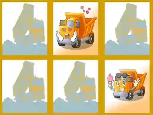 Trò chơi Dump trucks memory trực tuyến