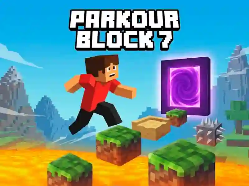 Trò chơi Parkour Block 7 trực tuyến