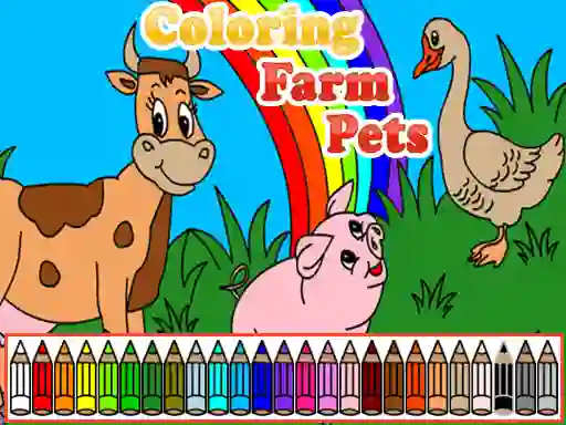 Trò chơi Coloring Farm Pets trực tuyến