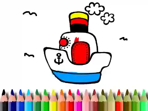 Trò chơi Back to School: Boat Coloring trực tuyến