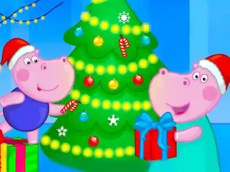 Trò chơi Hippo Christmas Calendar trực tuyến