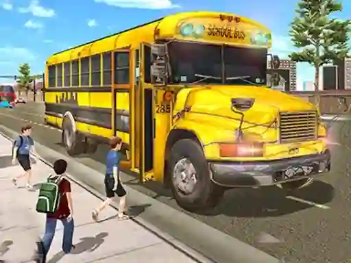 Trò chơi City School Bus Driving trực tuyến