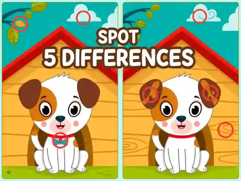 Trò chơi Spot 5 Differences trực tuyến