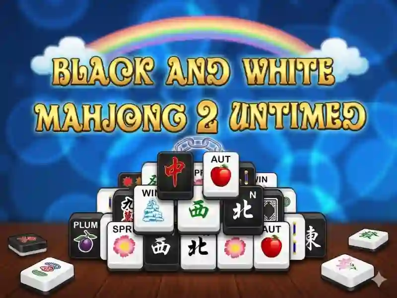 Trò chơi Mahjong Black White 2 Untimed trực tuyến
