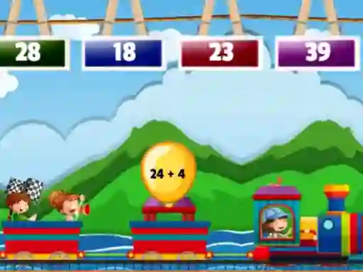 Trò chơi Math Train Addition trực tuyến