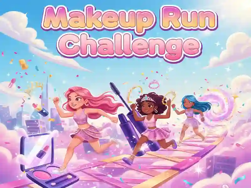 Trò chơi Makeup Run Challenge trực tuyến