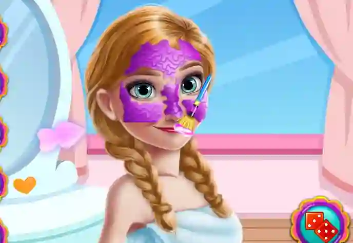 Trò chơi Ice Princess Fruity Skin Care trực tuyến