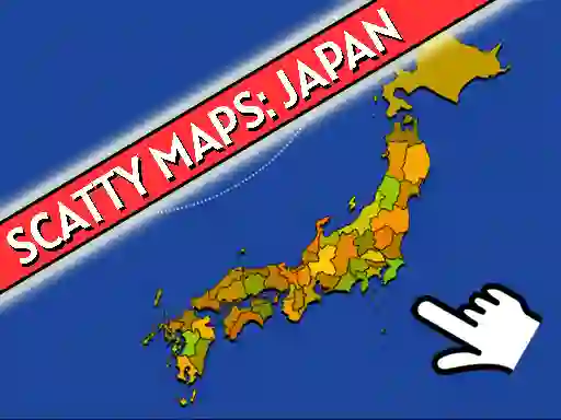 Trò chơi Scatty Maps Japan trực tuyến