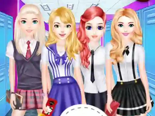 Trò chơi Girls School Fashion trực tuyến