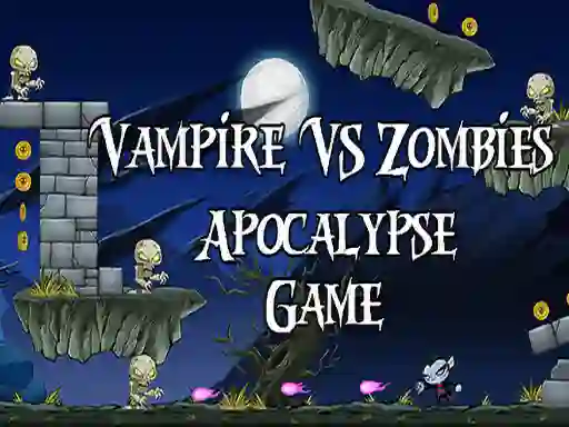 Trò chơi Vamp kid vs The Zombies apocalipse trực tuyến