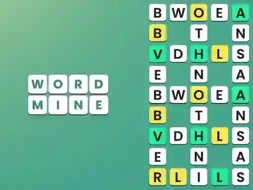 Trò chơi Word Mine trực tuyến