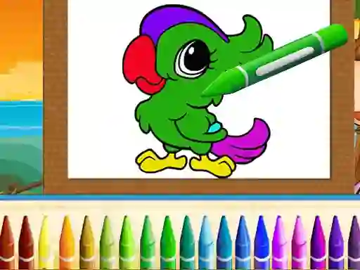Trò chơi Cute Animals Coloring trực tuyến