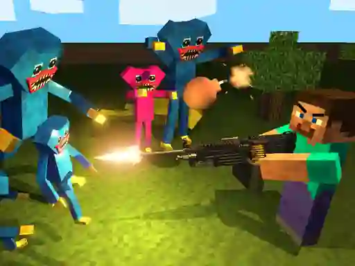 Trò chơi Mine Shooter: Huggy's Attack trực tuyến