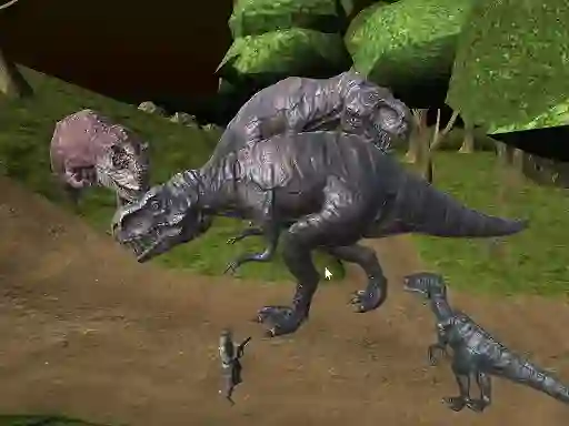 Trò chơi Mightnight Multiplayer Dinosaur Hunt trực tuyến