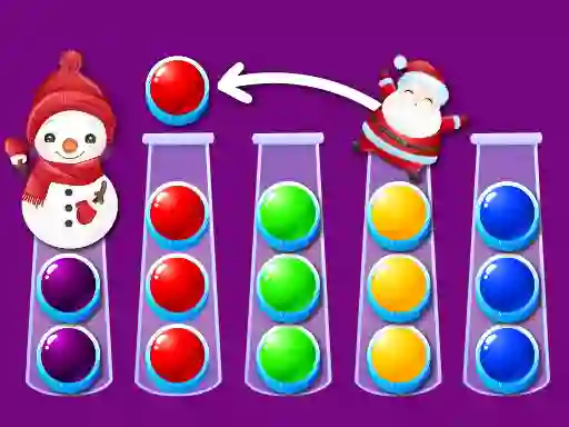 Trò chơi Ball Sort Xmas trực tuyến