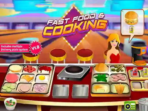 Trò chơi Fast Food & Cooking trực tuyến