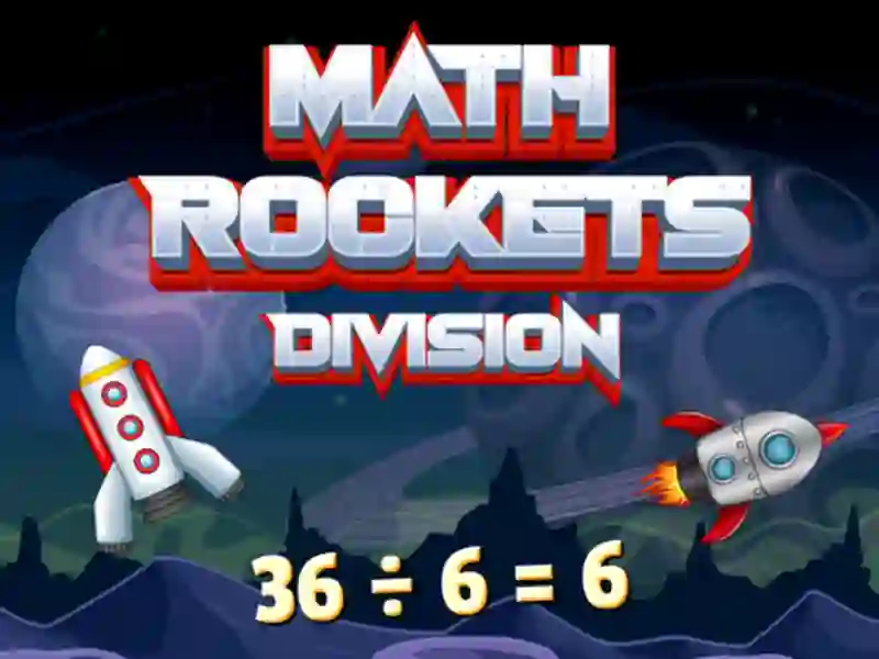 Trò chơi Math Rockets Division trực tuyến