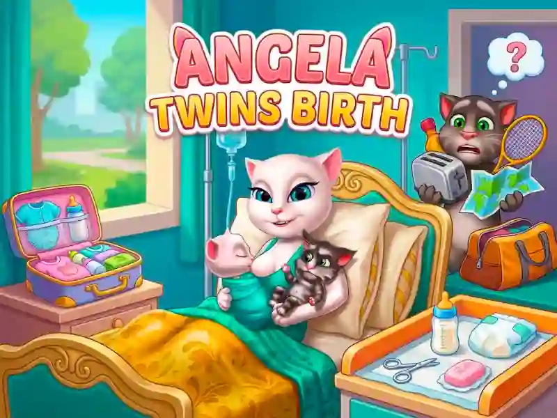 Trò chơi Angela Twins Birth trực tuyến