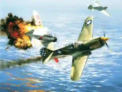 Trò chơi Aviation Art Air Combat Slide trực tuyến