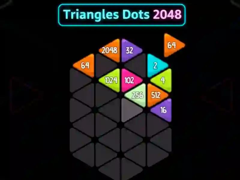 Trò chơi Triangles Dots 2048 trực tuyến