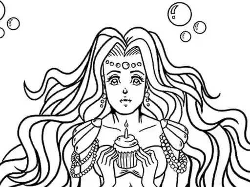 Trò chơi Kawaii Mermaids Coloring Book trực tuyến