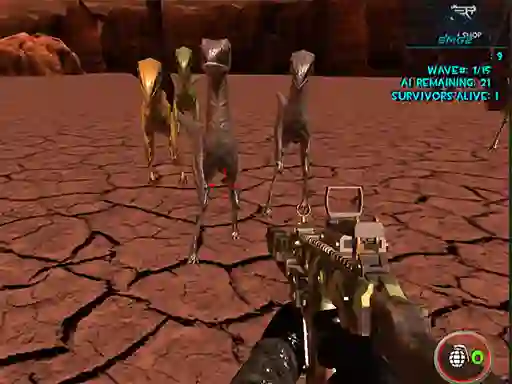 Trò chơi Dinosaurs Survival Active Vulcan trực tuyến