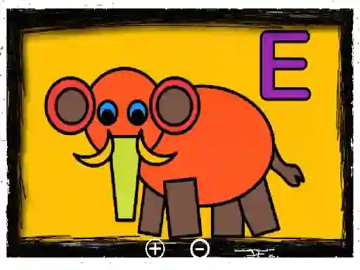 Trò chơi Easy Kids Coloring Letters trực tuyến