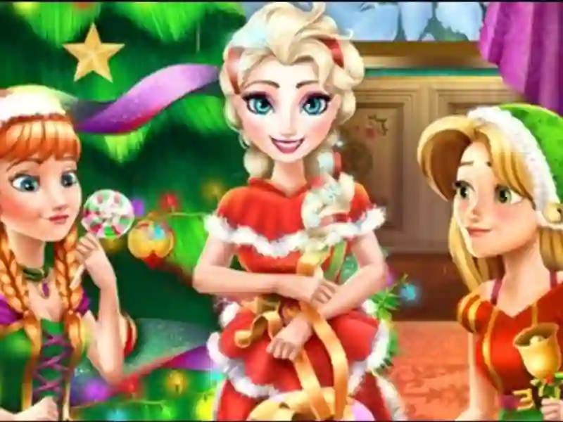 Trò chơi Disney Princess Christmas Party trực tuyến