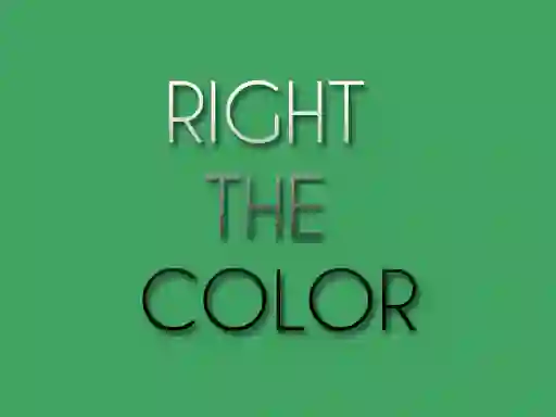 Trò chơi Right the Color trực tuyến