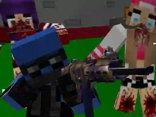 Trò chơi Blocky Combat Special Forces: Zombie Apocalypse trực tuyến