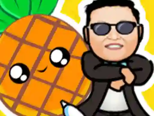 Trò chơi Pineapple and pen vs gangnam style trực tuyến