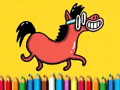 Trò chơi Back To School: Pony Coloring Book trực tuyến