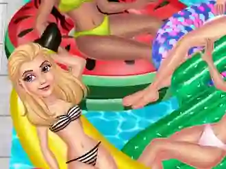 Trò chơi Princess Pool Party Floats trực tuyến