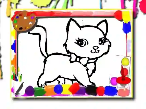 Trò chơi Sweet Cats Coloring trực tuyến