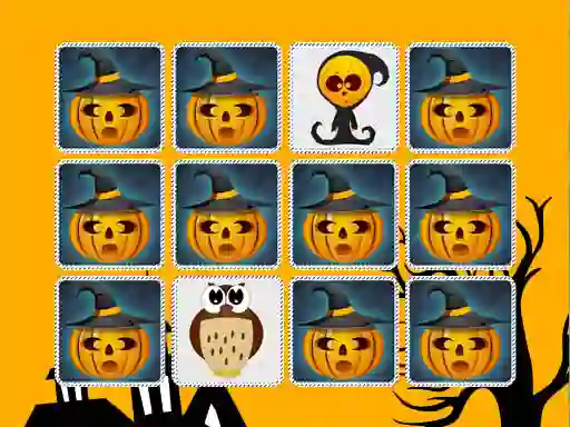 Trò chơi Kids Memory Game Halloween trực tuyến