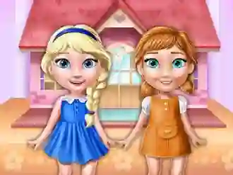 Trò chơi Ellie And Annie Doll House trực tuyến