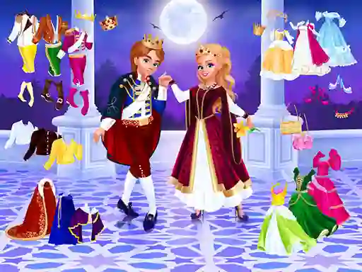 Trò chơi Cinderella and Prince Charming trực tuyến