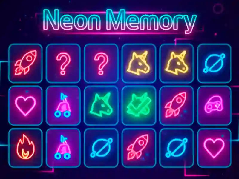 Trò chơi Neon Memory trực tuyến