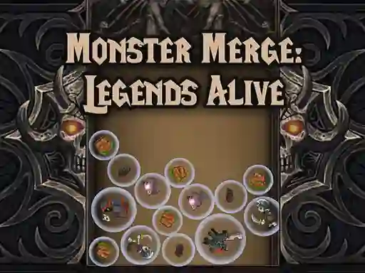 Trò chơi Monster Merge Legends Alive trực tuyến