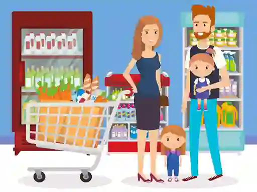 Trò chơi Happy Shopping Jigsaw trực tuyến