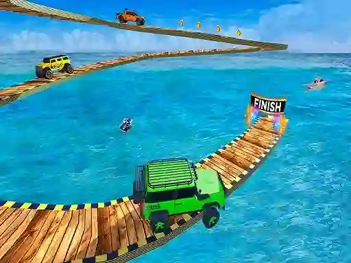 Trò chơi Impossible Tracks Jeep Stunts Driving trực tuyến
