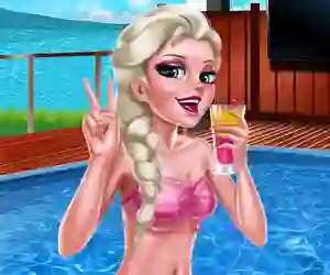 Trò chơi Ice Queen Pool Day trực tuyến
