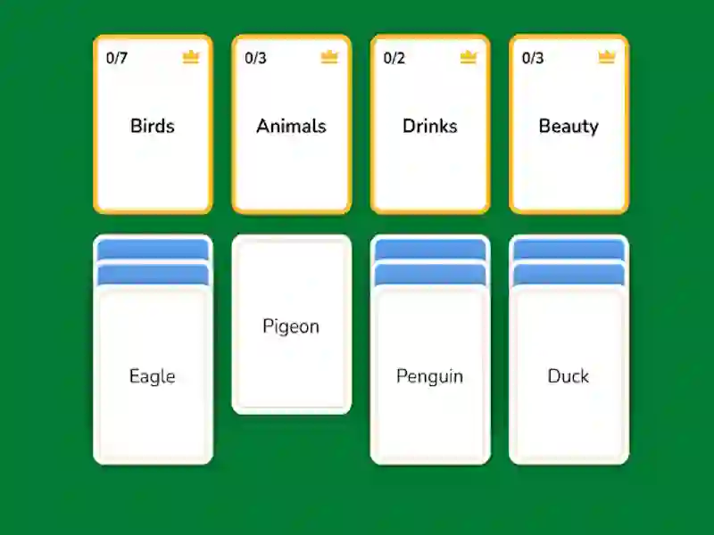 Trò chơi Word Solitaire trực tuyến