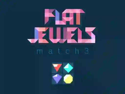 Trò chơi Flat jewels match 3 trực tuyến