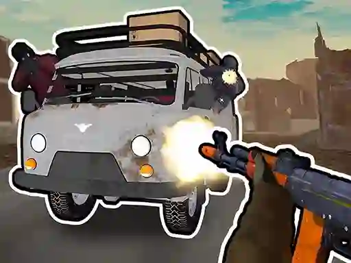 Trò chơi Road Chase. Shooter Realistic Guns trực tuyến