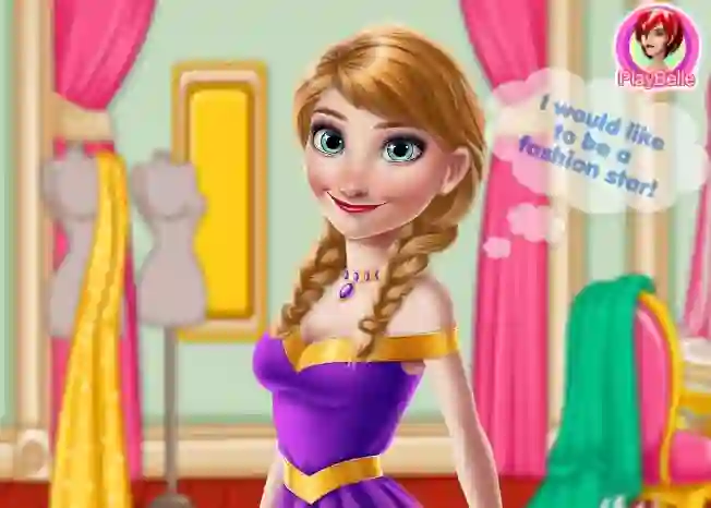 Trò chơi Ice Princess Modeling Carrer trực tuyến