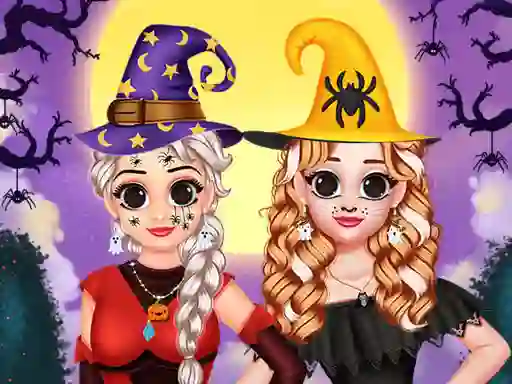 Trò chơi BFFs Hello Halloween trực tuyến