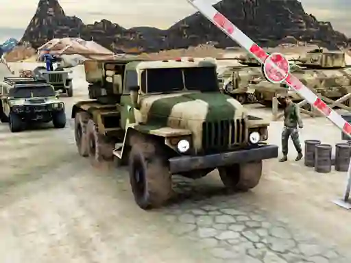 Trò chơi Army Machine Transporter Truck trực tuyến