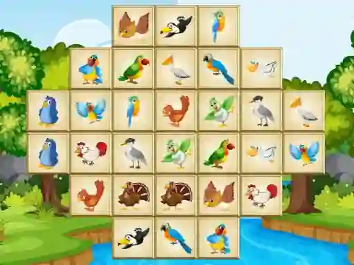 Trò chơi Birds Mahjong Deluxe trực tuyến